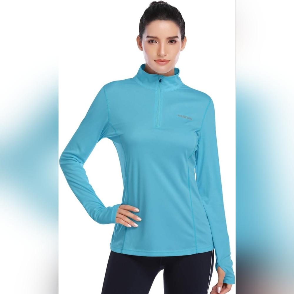 Womens UPF 50+ Sun Protection Tops Long Sleeve